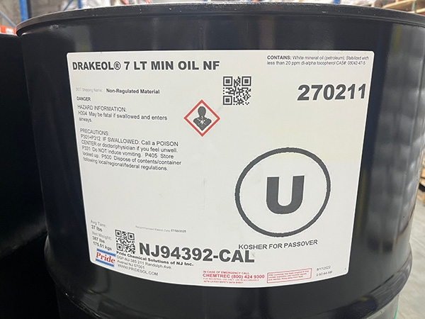 Mineral Oil Drakeol® 7 LT - NF Grade